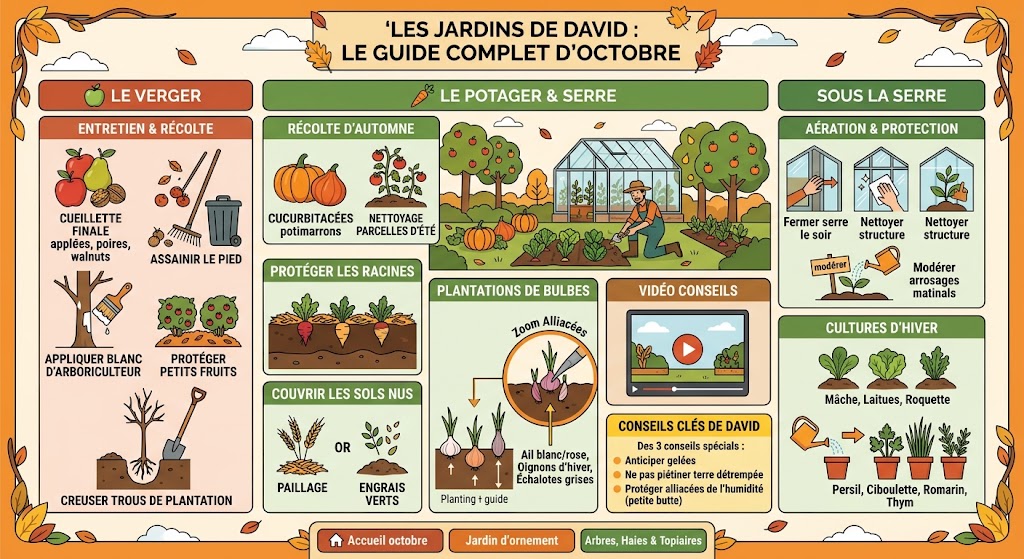 Le jardin en octobre