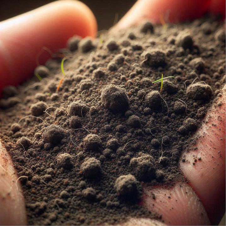 Echantillon sol limoneux