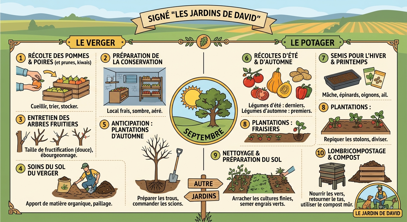 Le jardin en septembre