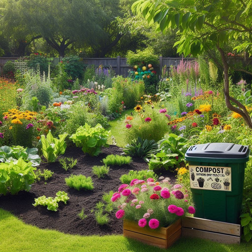 Photo représentant les bienfait du compost pour les plantes